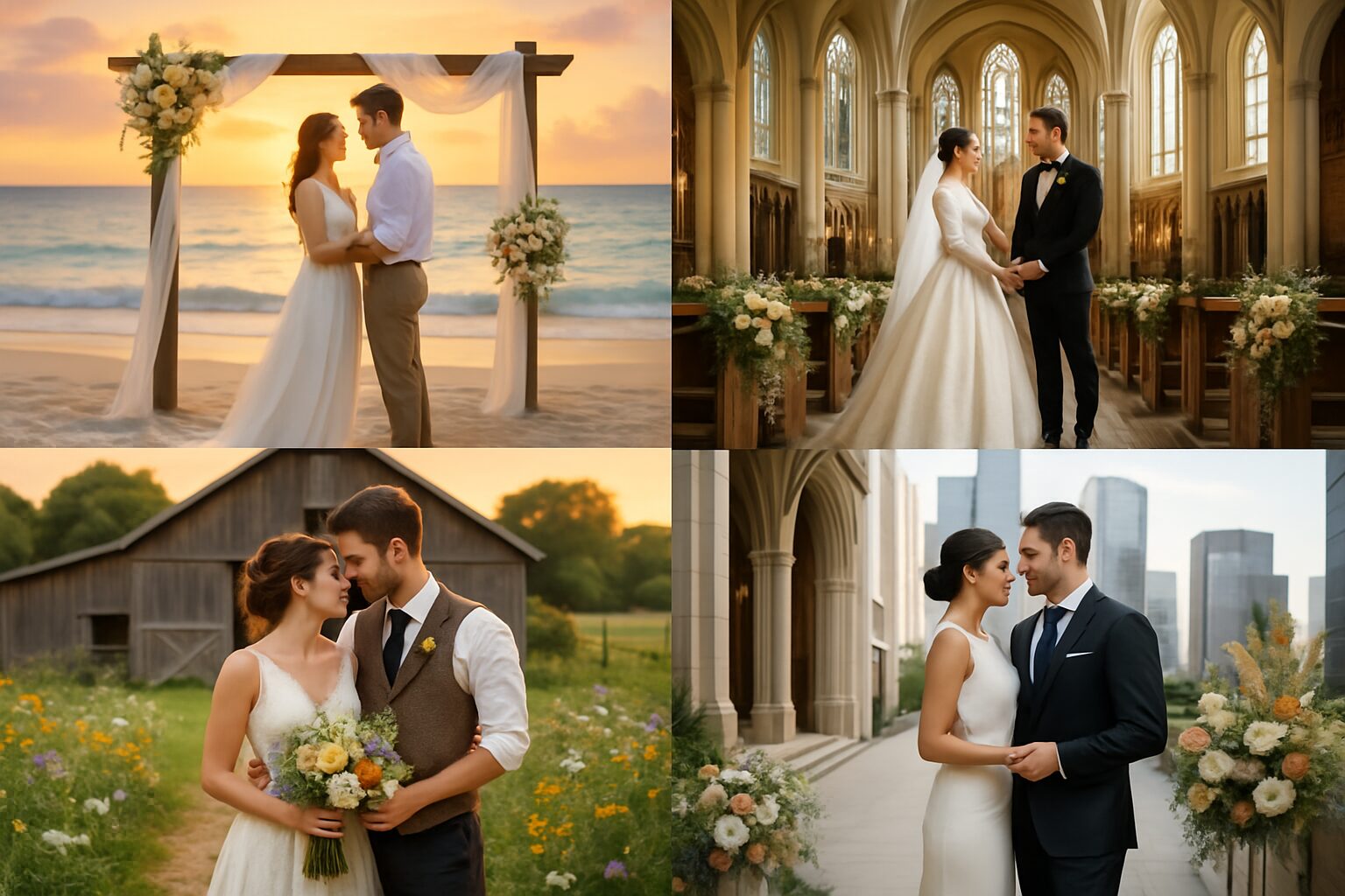 tipos de casamento