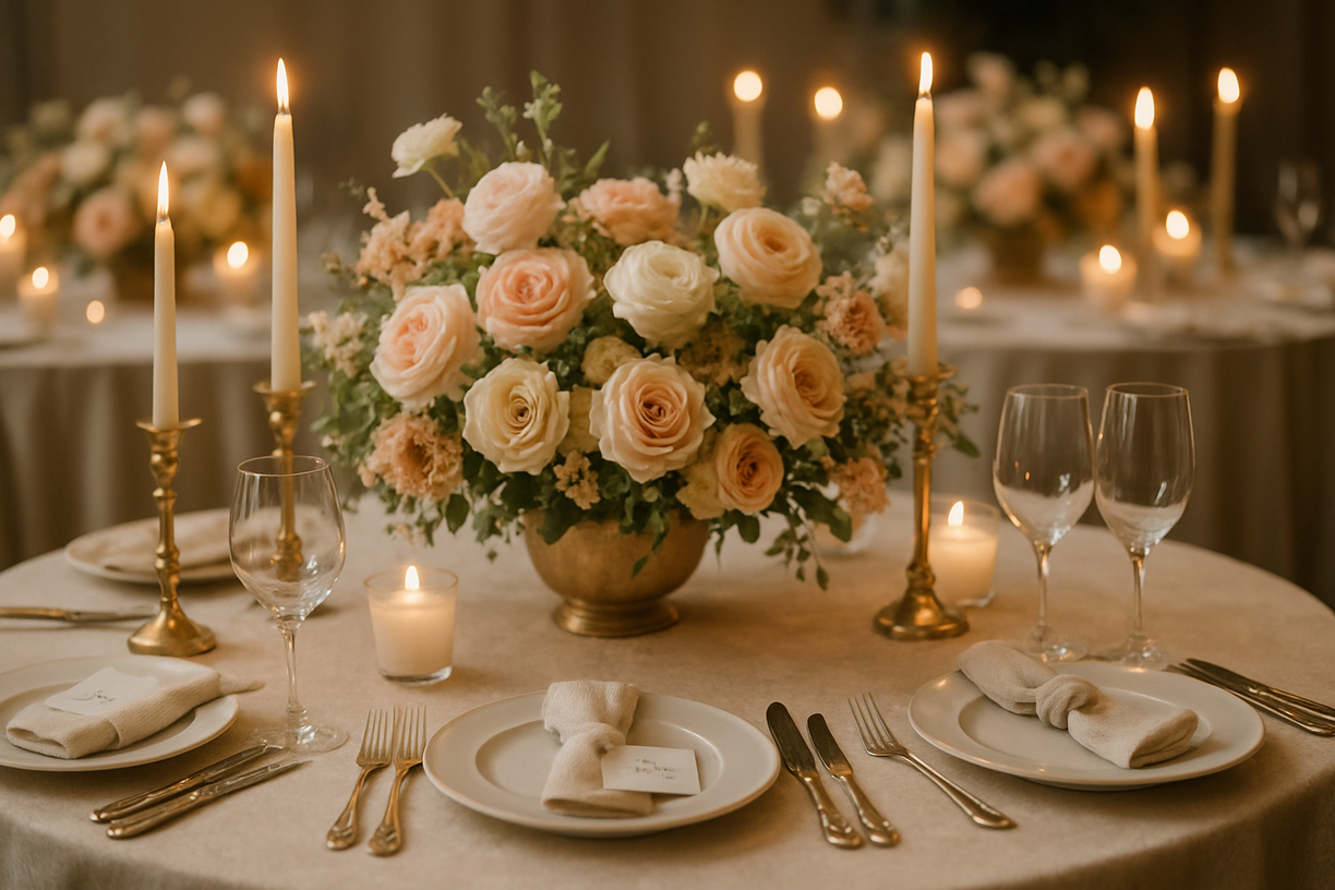 mesa de casamento